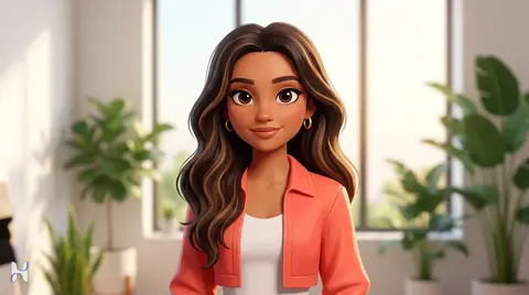 Animated character ready to replay a reference move